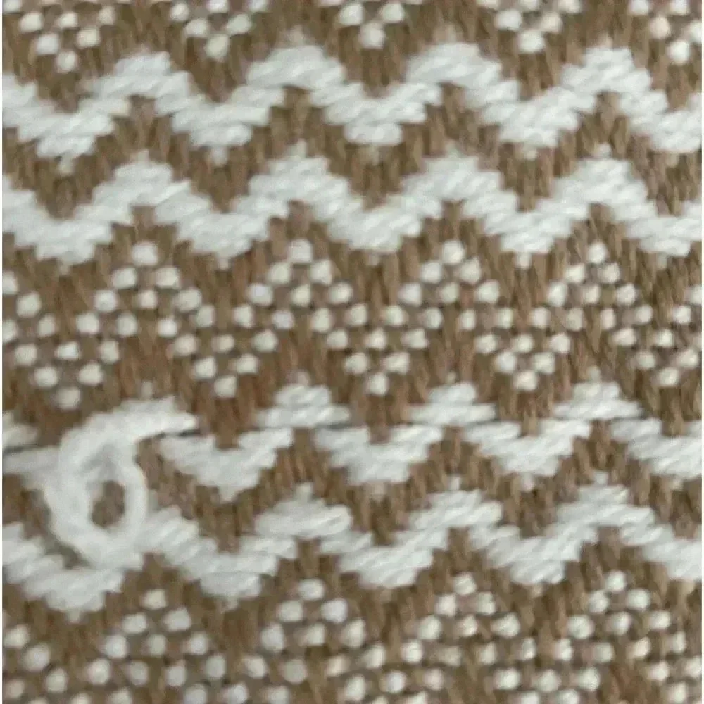 Alpasur White Cream Abstract Tinsel Alpaca Women’s Scarf One Size #1011